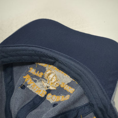 Marine Corps Baseball Cap Blue One Size 250th Anniversary 1775-2025 EGA Logo Hat