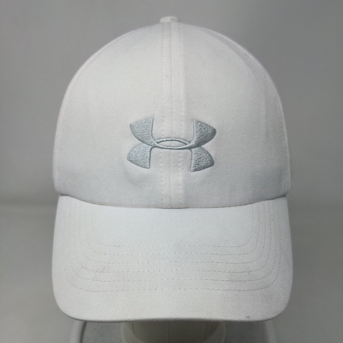 Under Armour Slideback Hat White One Size Solid Adjustable Embroidered