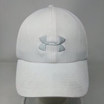 Under Armour Slideback Hat White One Size Solid Adjustable Embroidered