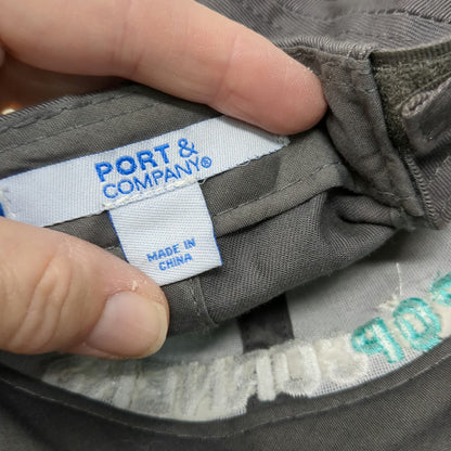 Port & Company Baseball Cap Gray One Size PopCorners Frito-Lay Logo Cotton Hat