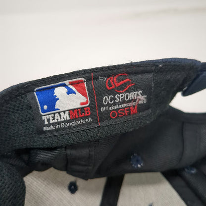 OC Sports MLB Cleveland Guardians Baseball Cap Blue Red One Size Mesh Strapback