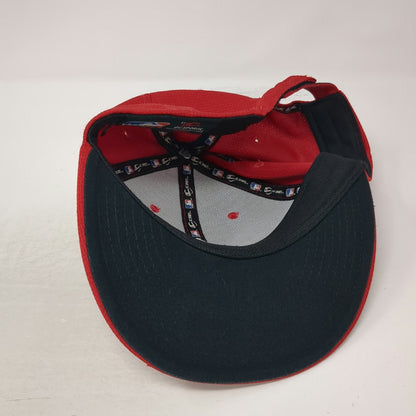 Los Angeles Angels MLB OC Sports Red One Size Baseball Cap Hat Curved Strapback