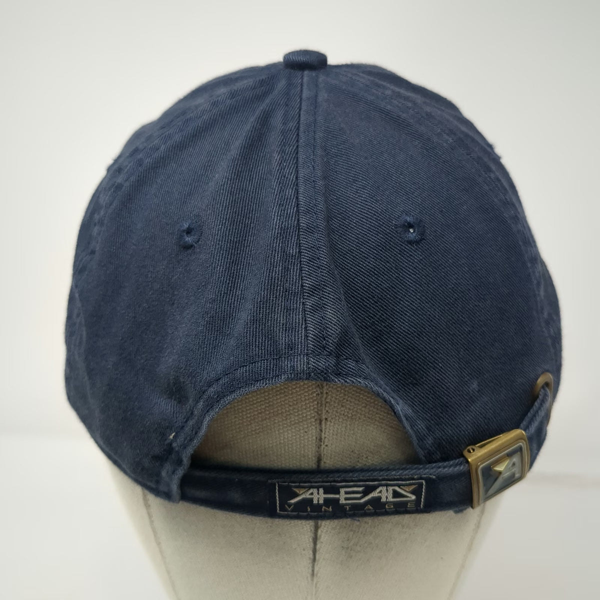 Ahead Baseball Cap Blue One Size Slideback Cotton Embroidered Gecko Logo Hat