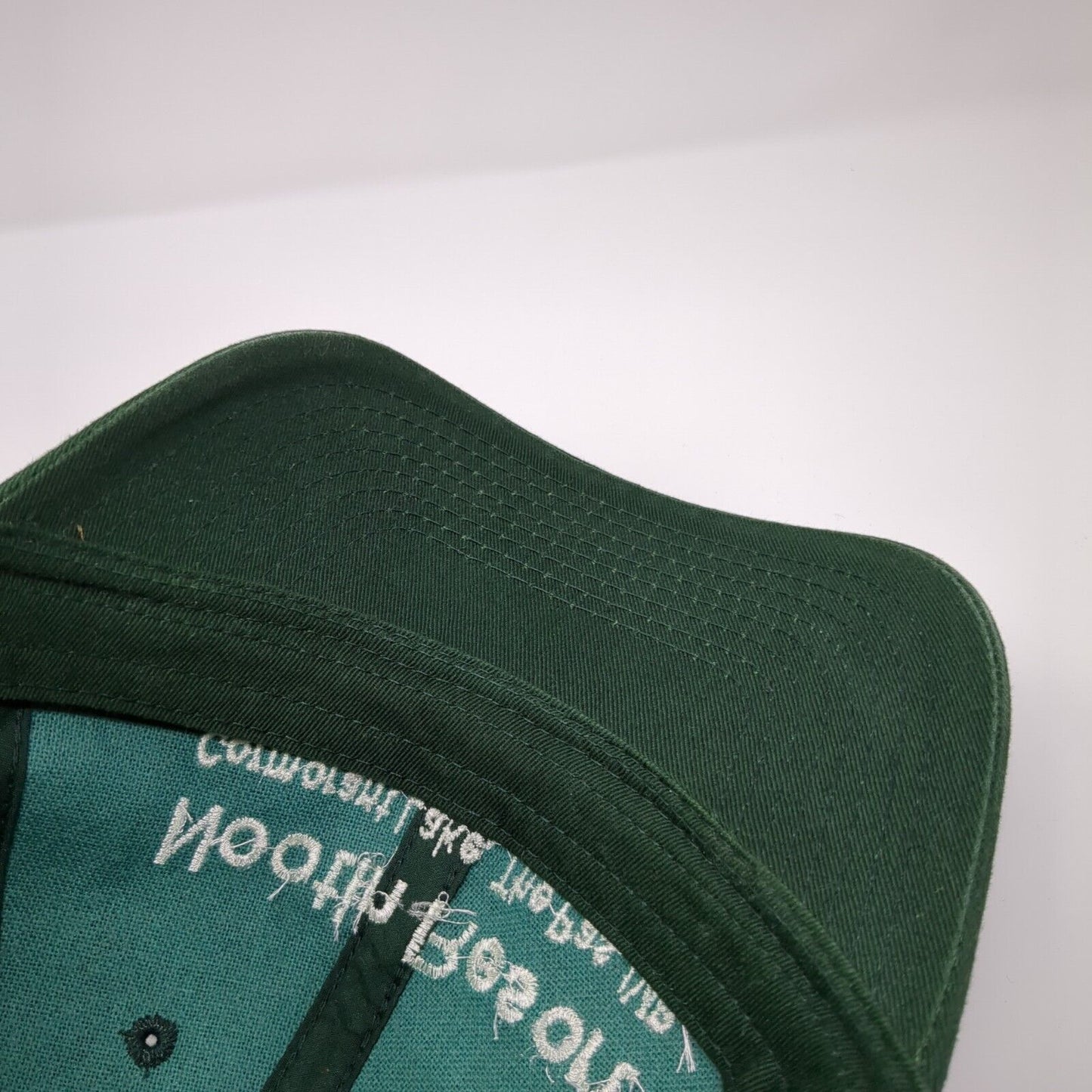 Nootin Resort Strapback Hat Green One Size Adjustable Embroidered