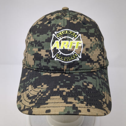 ARFF Global Services Strapback Hat Camouflage OS Adjustable Embroidered Otto