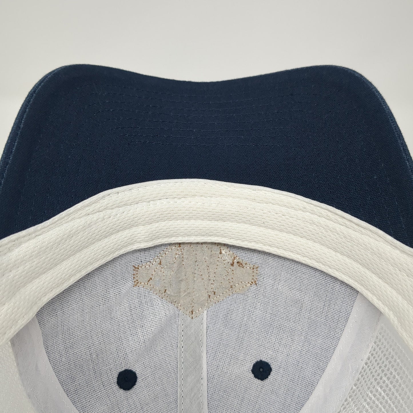 Peoples Golf Patch Snapback Trucker Hat Blue One Size Mesh Back Outdoor