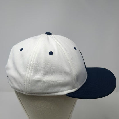 The Game Penn State Nittany Lions NCAA White Blue Size 7 Fitted Baseball Cap Hat