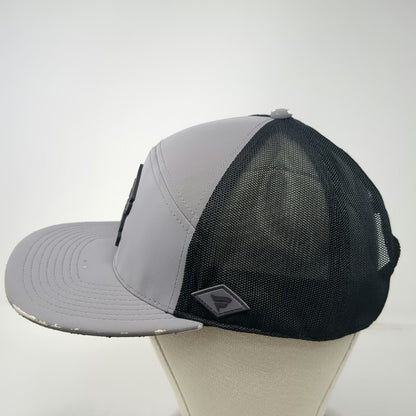 Chicago Cubs MLB Fanatics Trucker Hat Gray Black One Size Mesh Patch Snapback