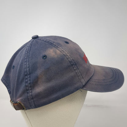 Adams Baseball Cap Blue One Size Bonaventure Red Embroidery Slideback Hat