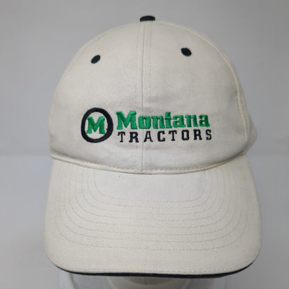 Montana Tractors Leader In Quality Strapback Hat Tan One Size Adjustable 6 Panel