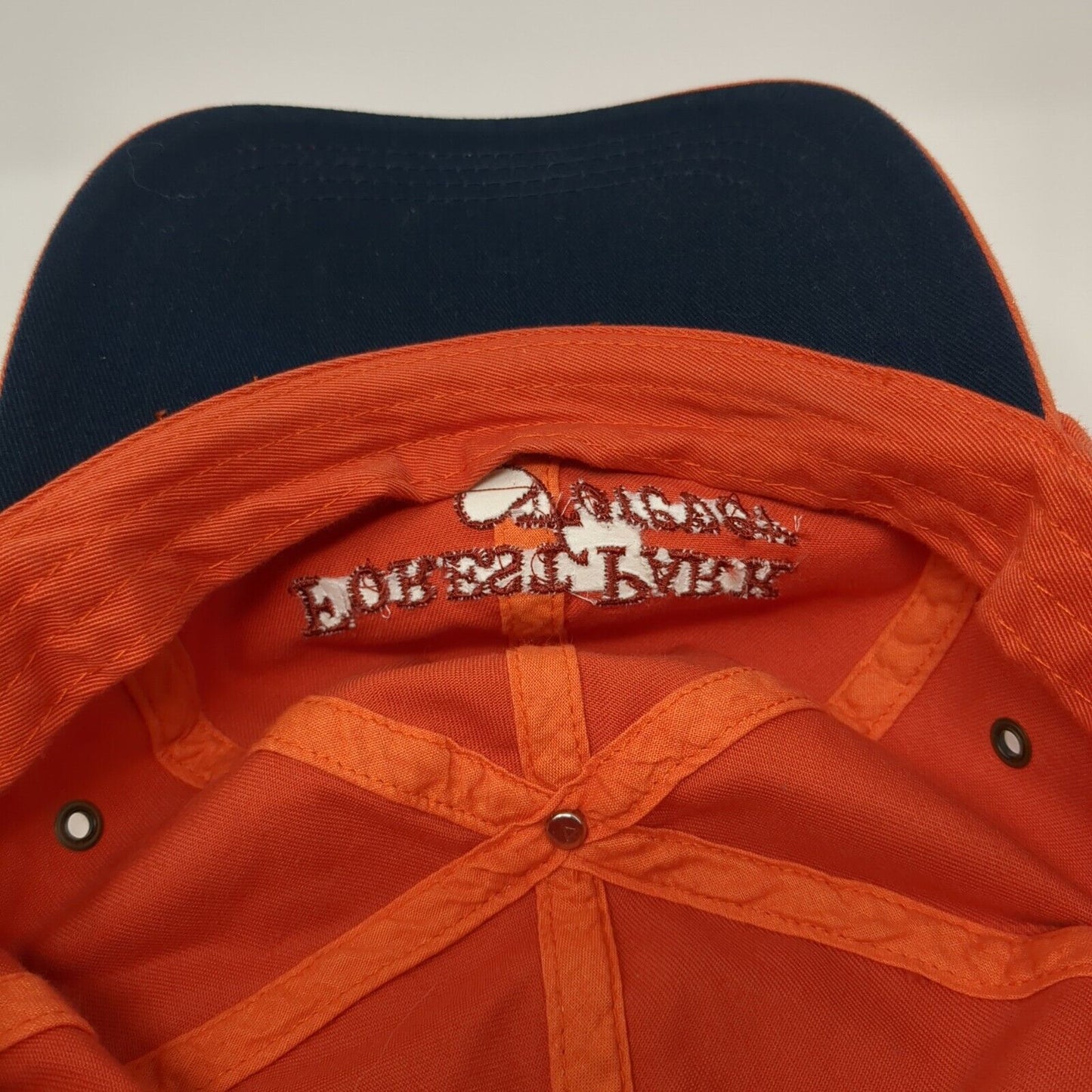 Forest Park Forever Srapback Hat Orange One Size Adjustable 6 Panel Cap America