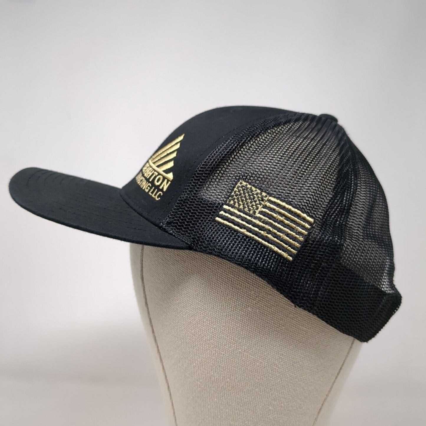 Creighton Contracting LLC Snapback Trucker Hat Black OSFA Mesh Back Richardson