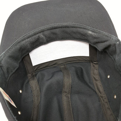 Unbranded Slideback 5 Panel Hat Black One Size Leather Strap Blank