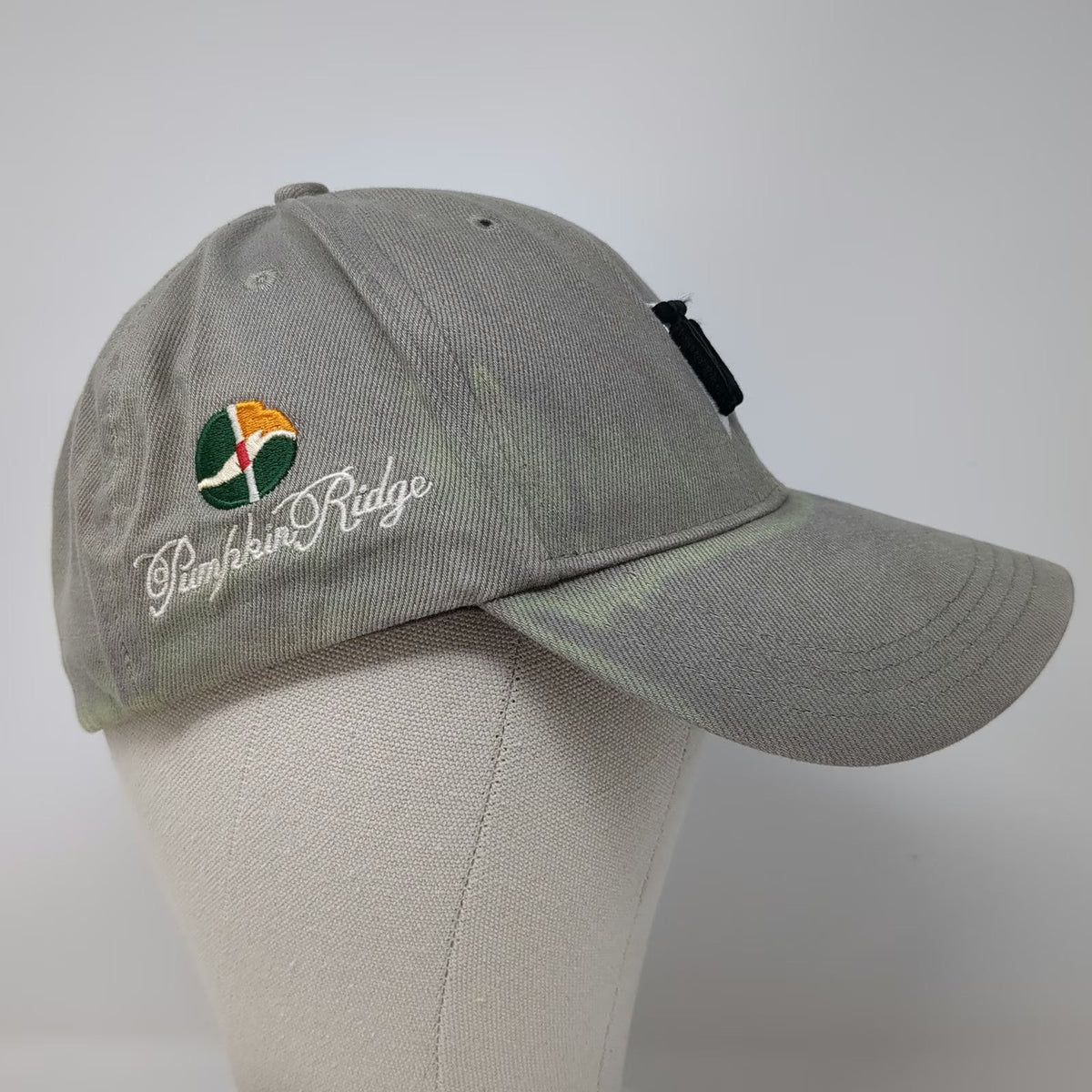 Nike Baseball Cap Beige One Size Tiger Woods TW Logo Pumpkin Ridge Golf Hat