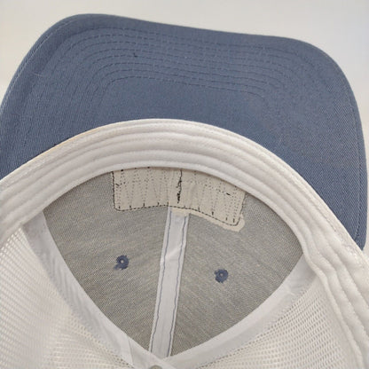 Leisure Supply HASA Snapback Trucker Hat Blue OSFM Adjustable Mesh Fahrenheit