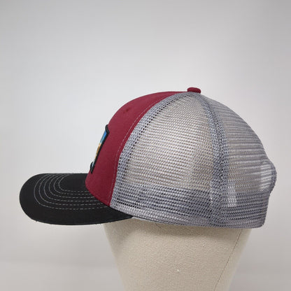 Idaho Snapback Trucker Hat Multi One Size Adjustable Embroidered Mesh Back