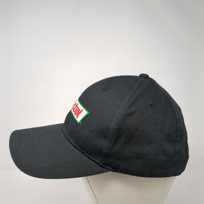 Castrol Strapback Hat Black One Size Adjustable Embroidered 6 Panel