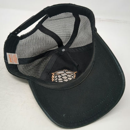 Pistil Trucker Hat Black One Size Hop Cone Double Mountain Brewery Mesh Back
