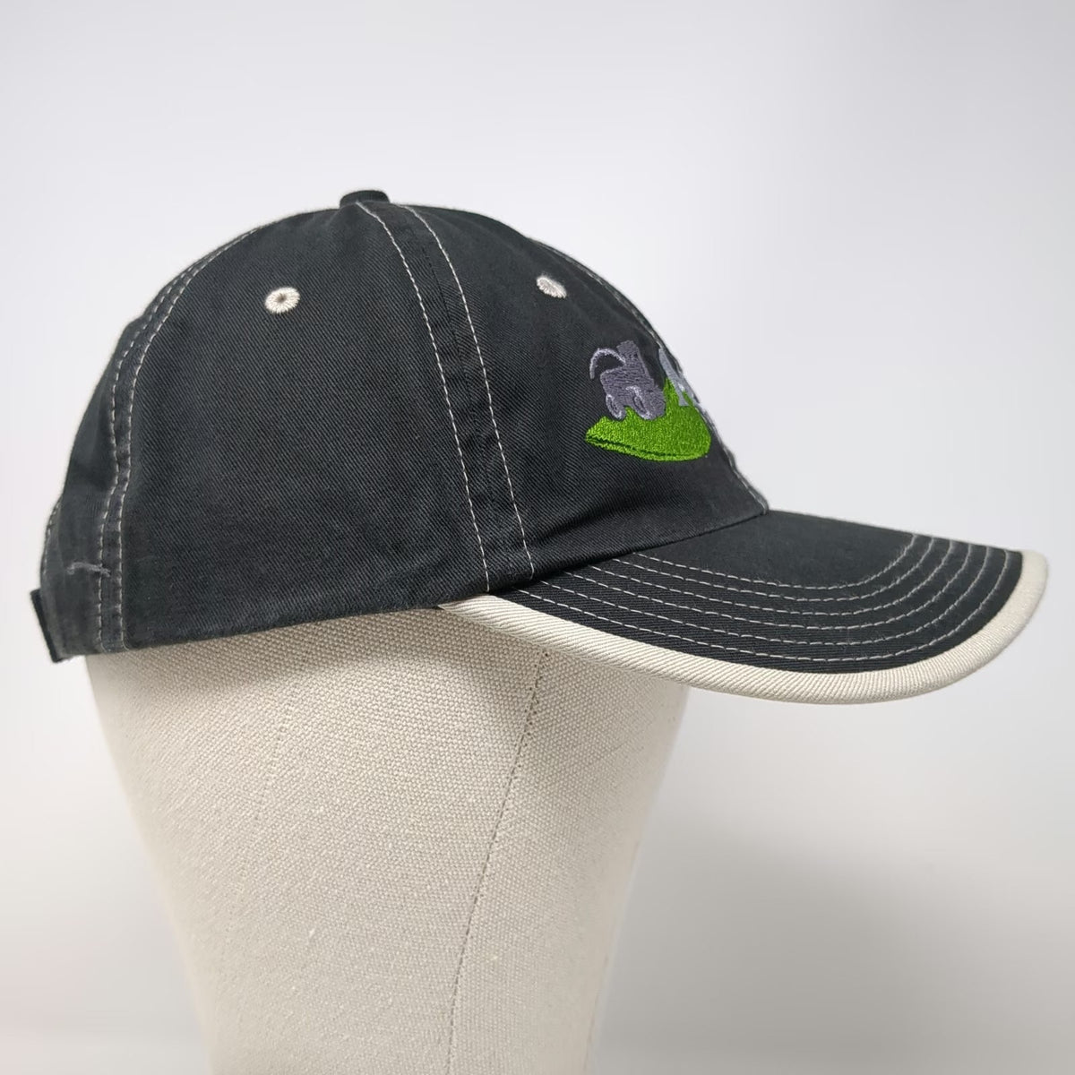 Port Authority Baseball Cap Black One Size AgRidge Repair Tractor Contrast Hat