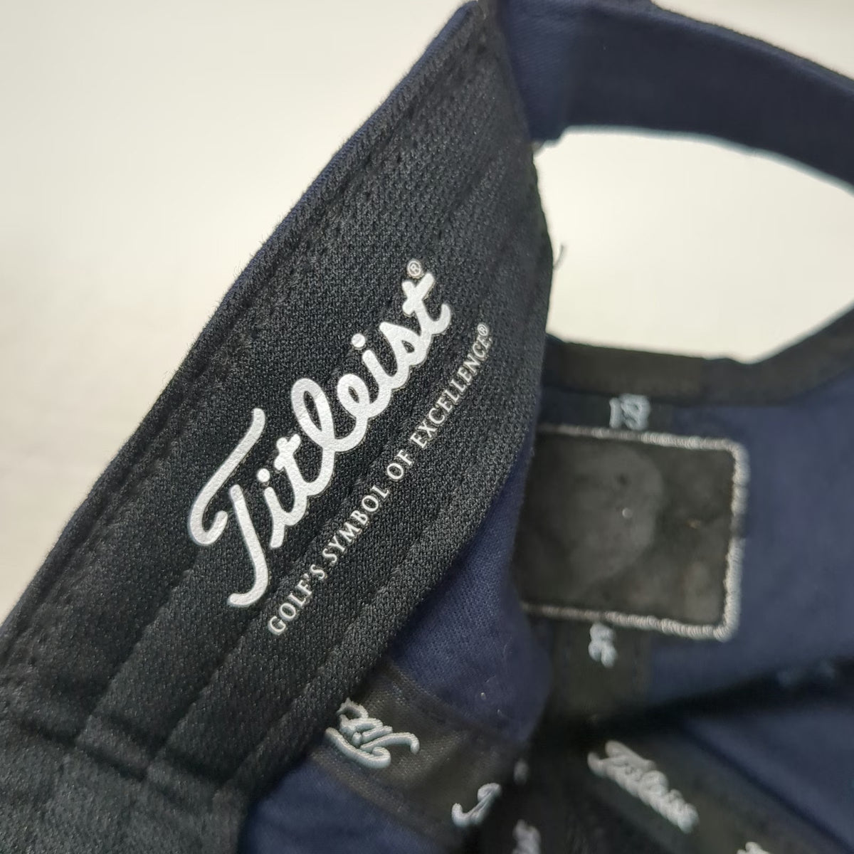 Titleist Baseball Cap Blue One Size Timber Stone Golf Hat Slideback Cotton
