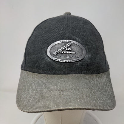 Adrian Steel Men's Slideback Hat Gray 3D Metal Logo Commercial Van Interiors