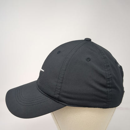 Nike Baseball Cap Black OSFM Legacy 91 Dri-FIT Strapback Hat Swoosh Sport Logo