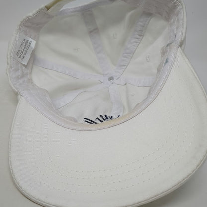 Manna Pro White One Size Baseball Cap Hat Strapback Logo Animal Nutrition Farm