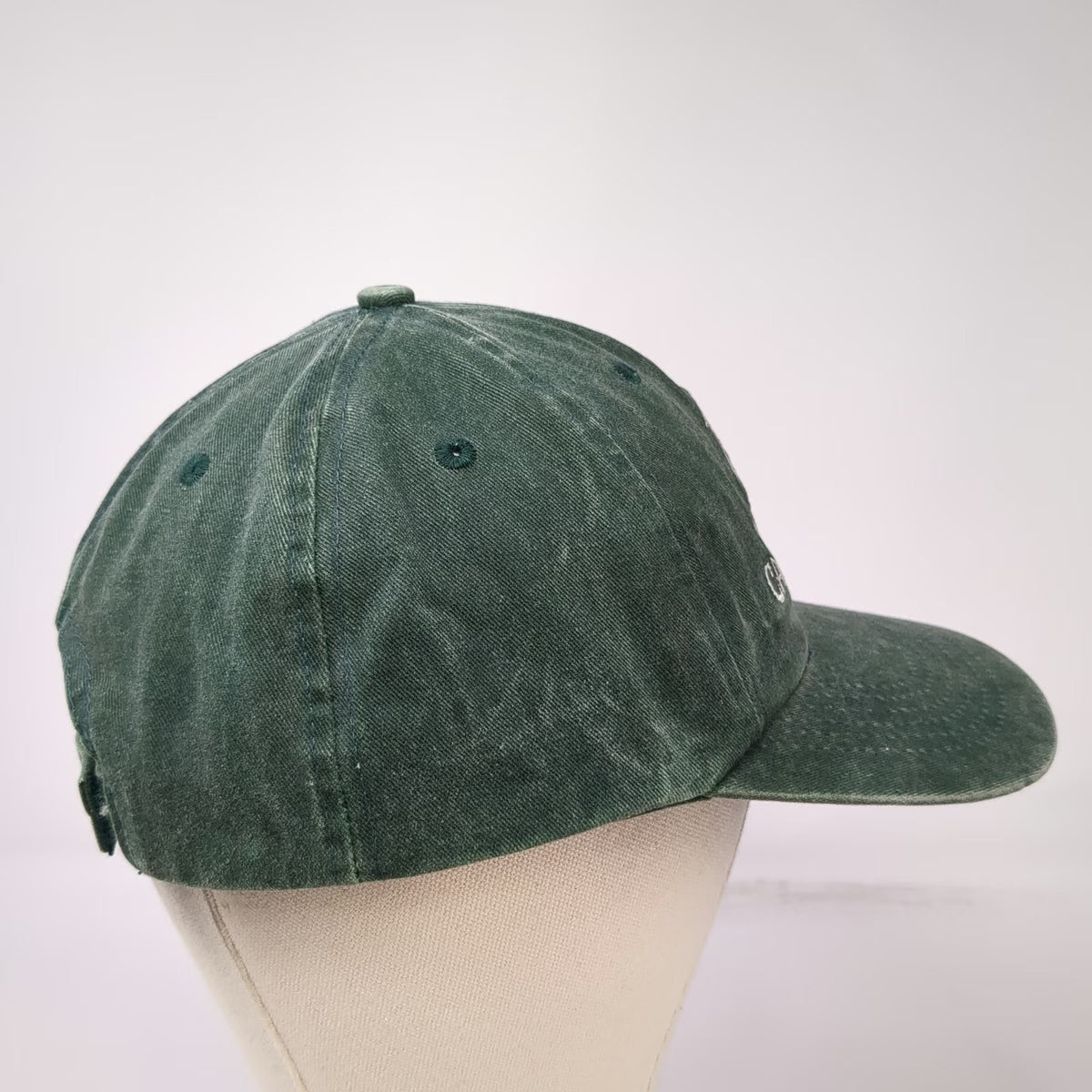 Green Baseball Cap OSFM Catalina Island Fish Embroidery Strapback Hat Fishing