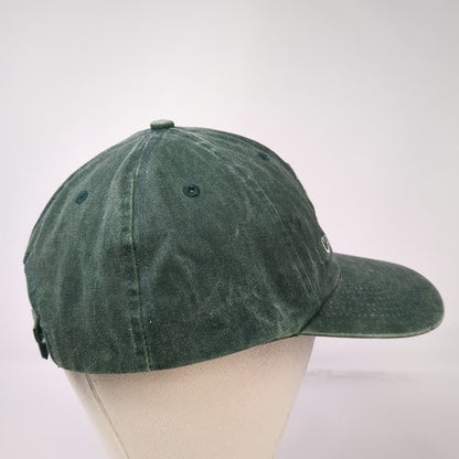 Green Baseball Cap OSFM Catalina Island Fish Embroidery Strapback Hat Fishing