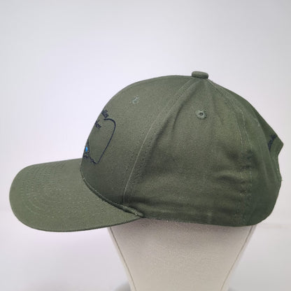 Buck's Bags Baseball Cap Green OSFM Boise Valley Fly Fishers Catch Release Hat
