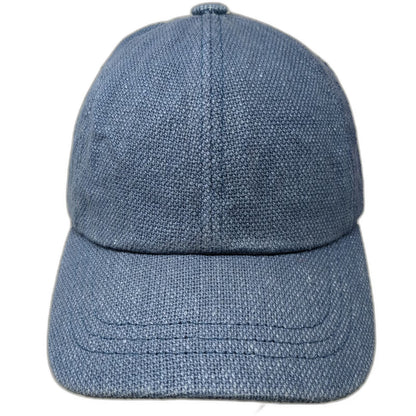 Lucky Brand Baseball Cap Blue One Size Woven Texture Slideback Adjustable Hat