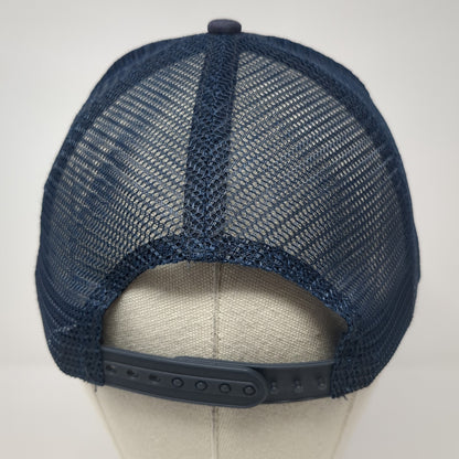 The Ignition Effect Snapback Trucker Hat Blue One Size Mesh Back Hit