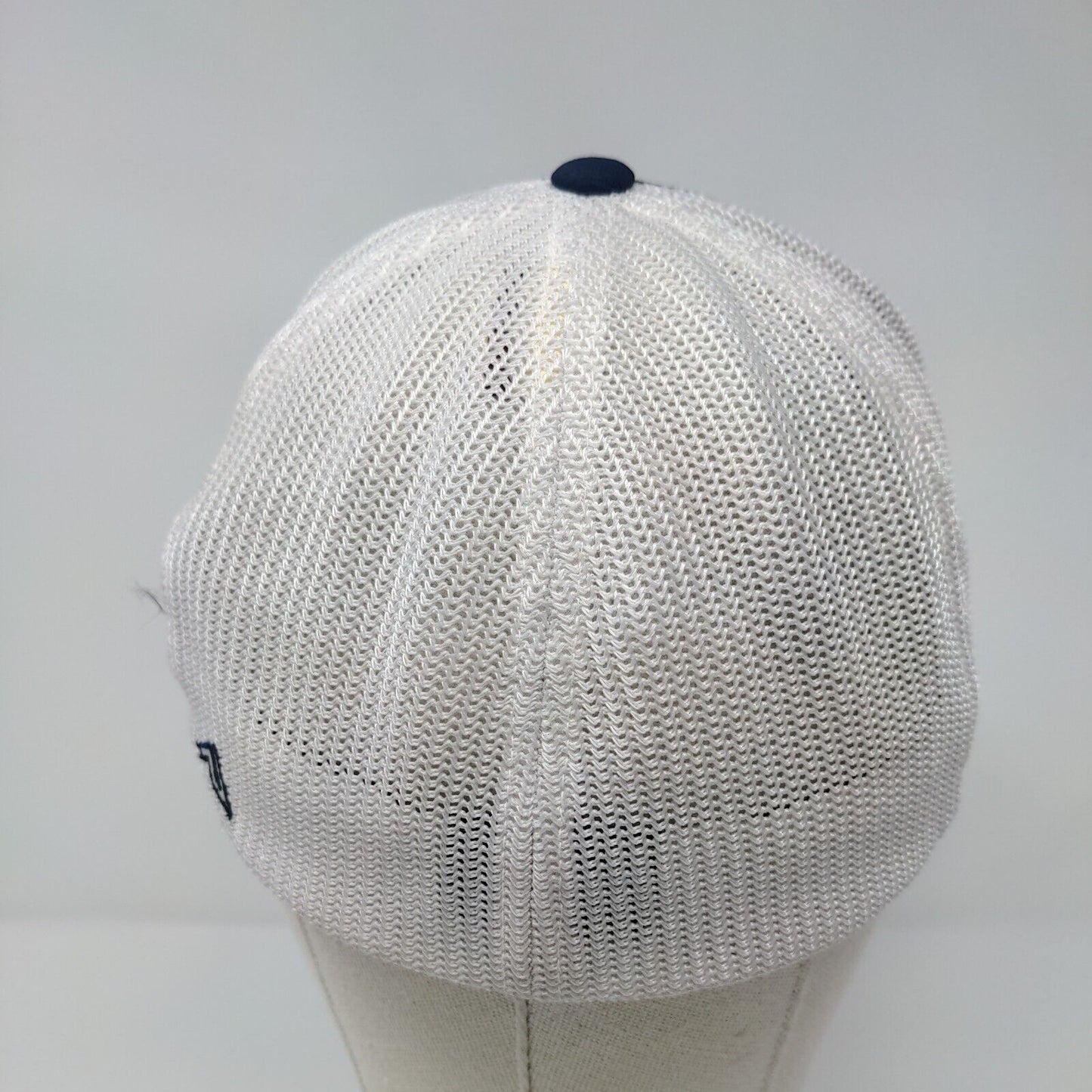 M Lightning Fitted Trucker Hat Blue S/M D-Series Mesh Back Pacific Headwear