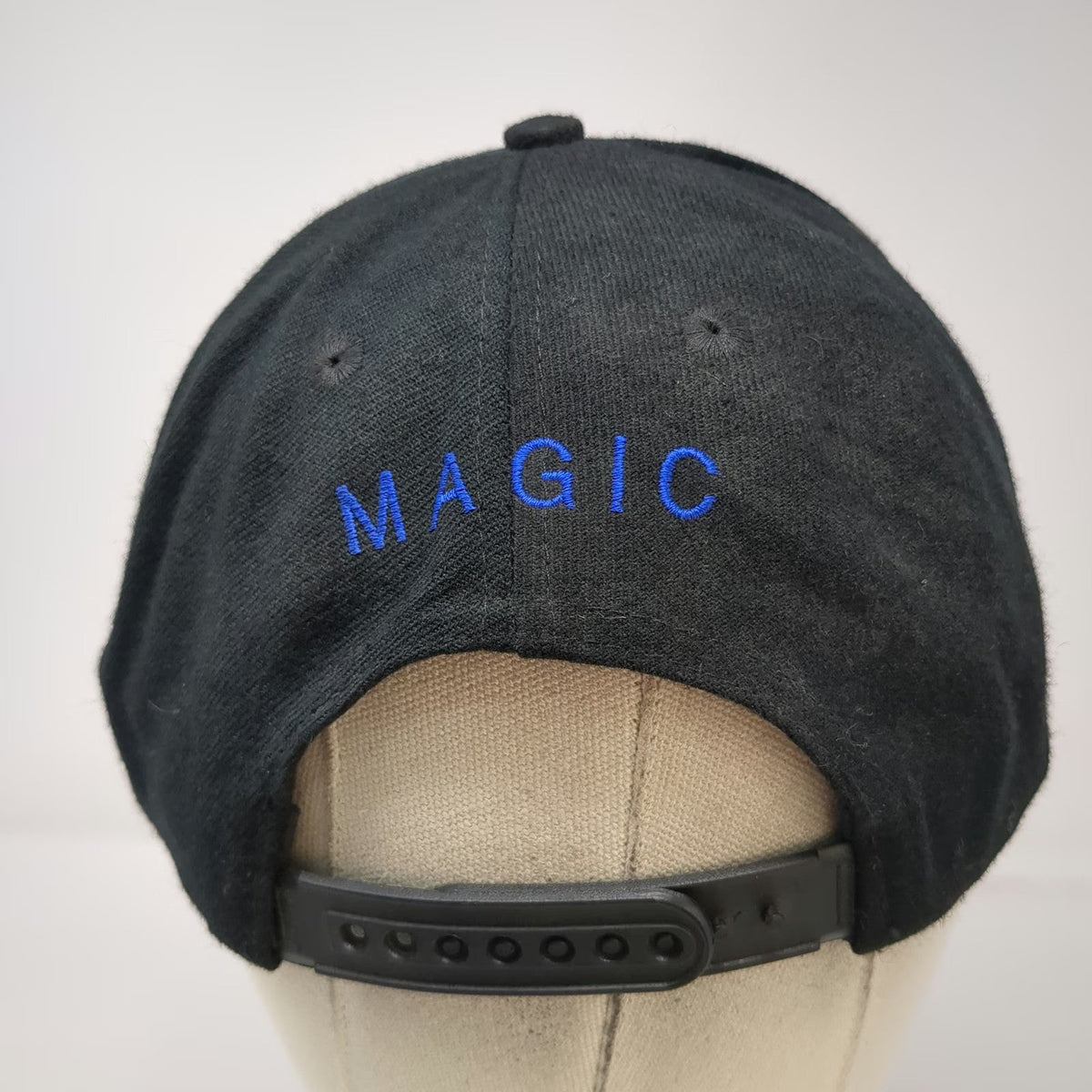 G.C.C. NBA Orlando Magic Snapback Hat Black Blue Green Underbrim Logo Vintage