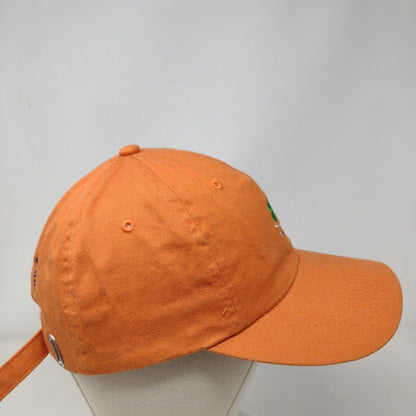 Sean Reilly TBI Fund Slideback Hat Orange OSFA Golf Clover Logo Embroidered