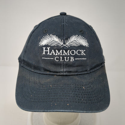Hammock Club Strapback Baseball Cap Blue One Size Adjustable Port & Company