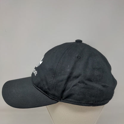 Adidas Trefoil New York Slideback Hat Black OSFM Embroidered 6 Panel