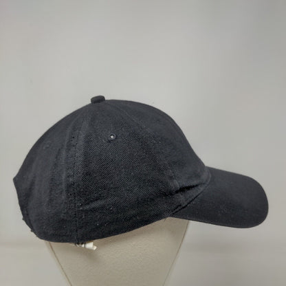 Geico Strapback Hat Black One Size Embroidered Adjustable Vent Holes