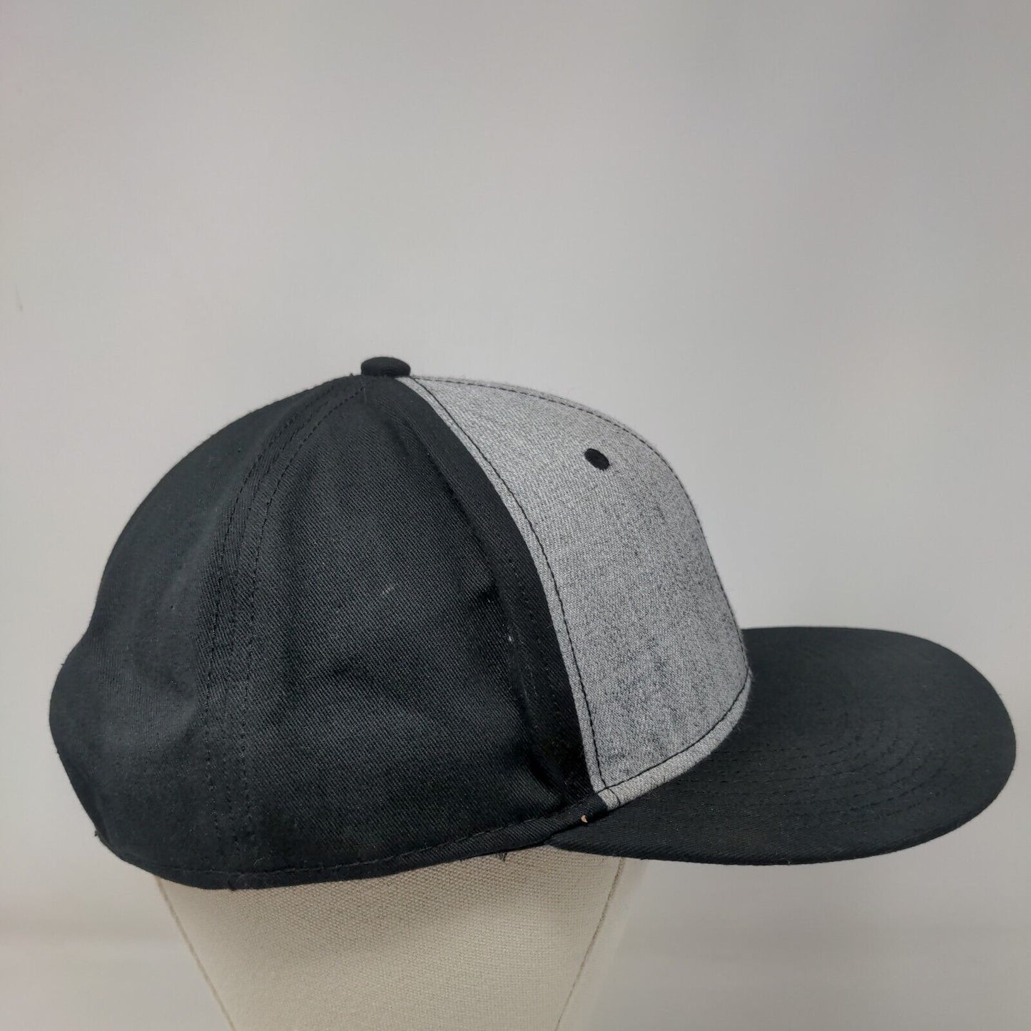 Chubby Snapback Hat Black One Size Adjustable Embroidered 6 Panel Cap America