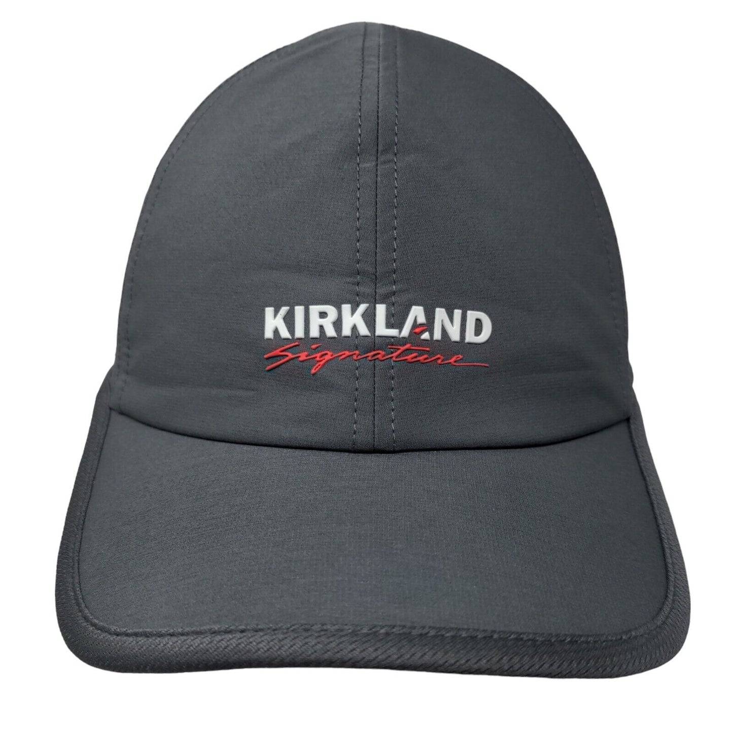 Kirkland Signature Strapback Hat Gray One Size Adjustable Breathable