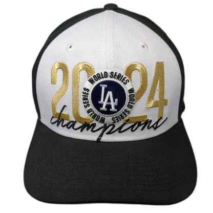 LA Dodgers MLB New Era Snapback Black One Size 2024 World Series Champions Hat