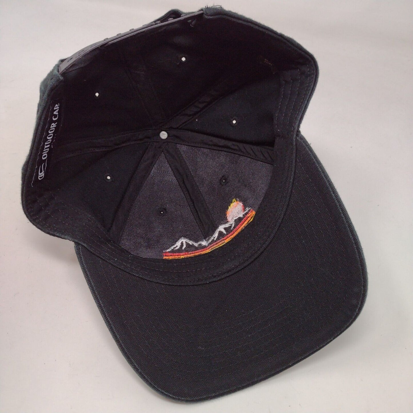 McCall Idaho Snapback Hat Black OSFA Solid Embroidered Outdoor Cap