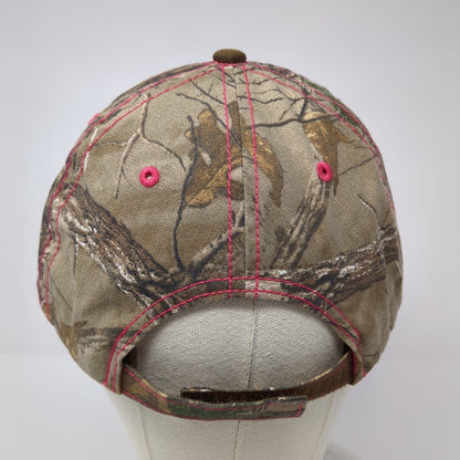 CAT Strapback Hat Camouflage One Size Adjustable Embroidered 6 Panel Realtree