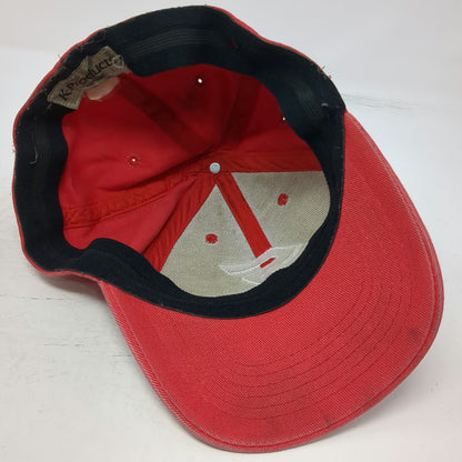 K-Products Baseball Cap Red One Size Snap-on Tools Logo Embroidered Elastic Hat
