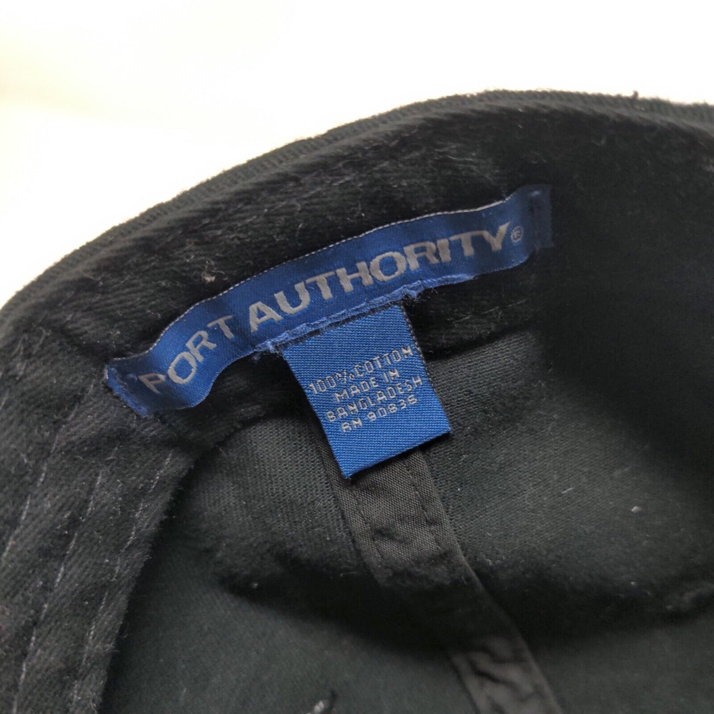 Panera Bread Strapback Hat Black One Size Embroidered Port Authority