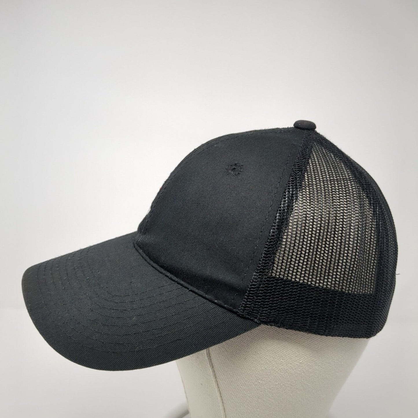 Luke Bryan Strapback Trucker Hat Black One Size Adjustable Mesh Back Outdoor Cap