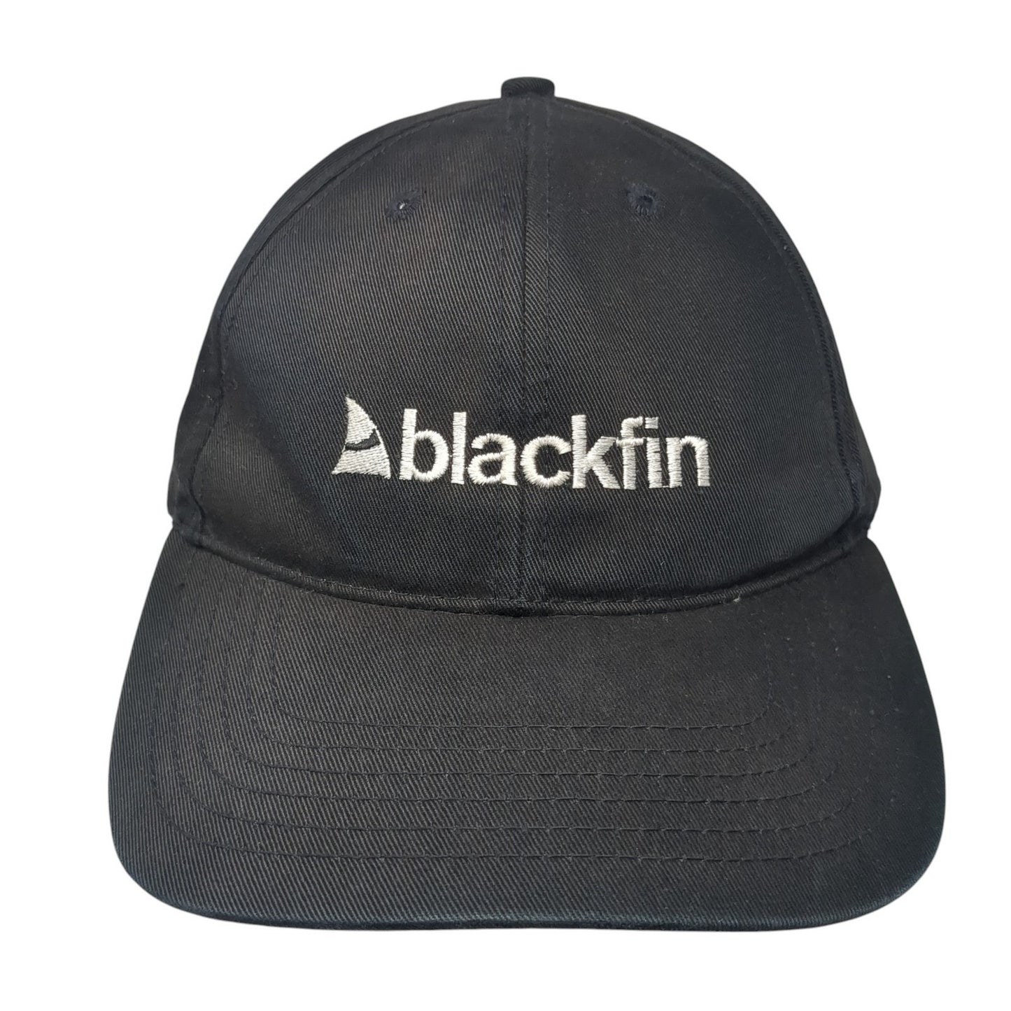 Blackfin Slideback Hat Black One Size Adjustable Embroidered Fahrenheit