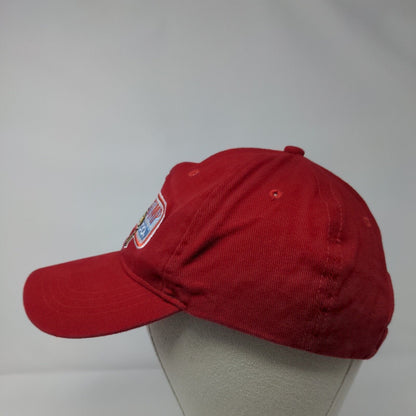 Bubba Gump Shrimp Co. Strapback Hat Red OSFA Adjustable Embroidered