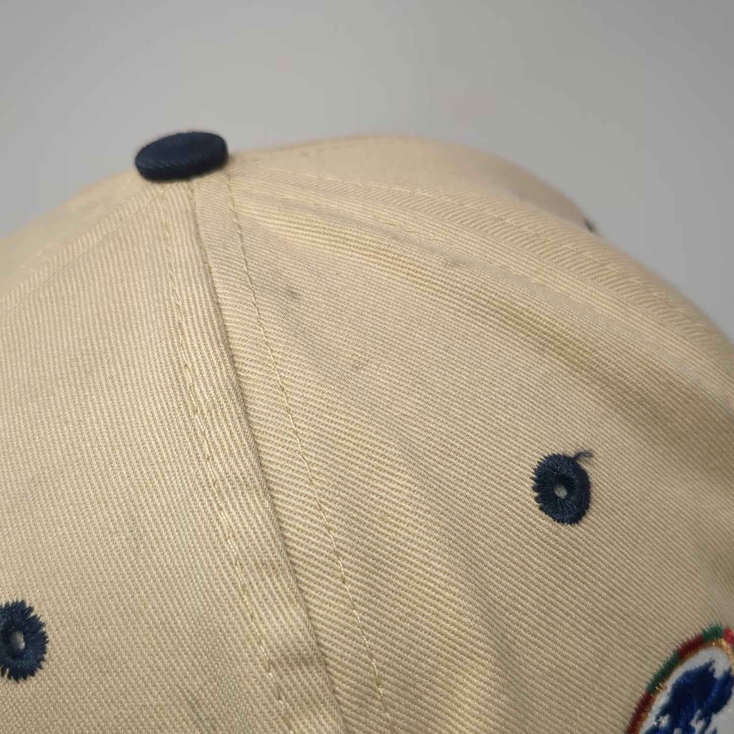 Ahead Baseball Cap Beige U.S. Open 2000 Pebble Beach Golf Hat Strap Vintage