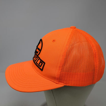 Leupold Trucker Hat Orange One Size Snapback Mesh High Visibility Hunting Cap